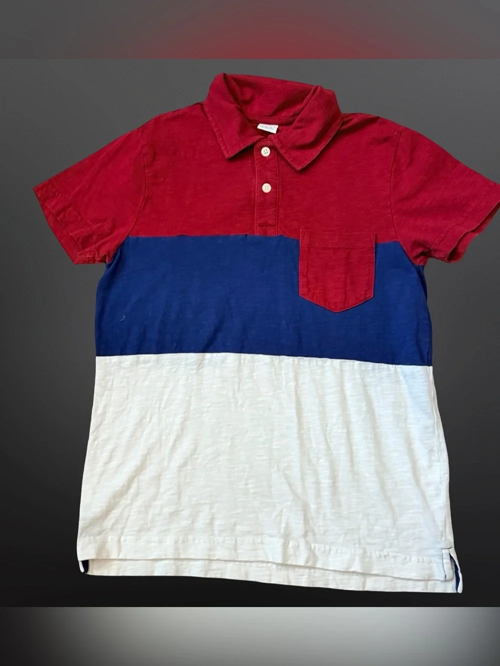 2 Boys Short Sleeve Polos Size 10/12 (L) | Gap & Crazy 8 Summer Styles